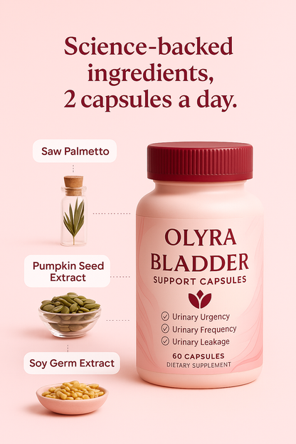 Olyra Bladder Support Capsules - Black Friday Sale